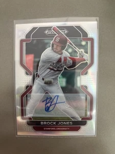 2022 Panini Prizm Draft Picks #PDP65 Brock Jones Base Autographs Silver - Picture 1 of 2