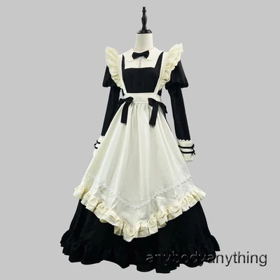 Womens Maid Dress Victorian Maid Costume Housekeeper Maid Outfit Lolita Dress - Image 1 of 4
