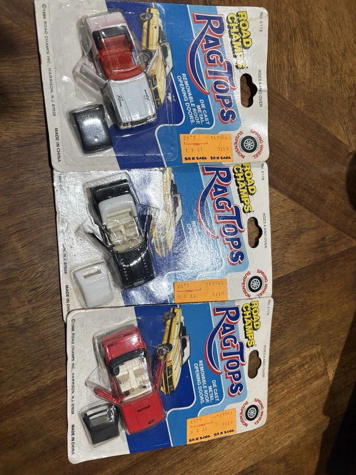 Road Champs Ragtops Lote Como Nuevo 1/64 ¡Con Tops! Foto 1 de 4