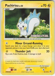 Pachirisu -  [Diamond & Pearl] Promo Burger King Promos 035/130 HP-HP - Picture 1 of 2
