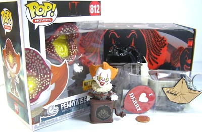 Funco Pop! Figura "Movies" It Capítulo 2 Pennywise #812, Jack en caja y 2 llaveros Foto 1 de 4