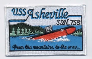 USS Asheville SSN 758 - SALE! REDUCE PRICE!!-  Submarine - Cat # A974 - Picture 1 of 1
