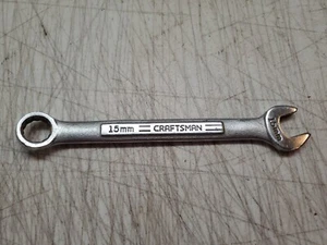 Vintage Craftsman Tools -VV- 42919 Metric Combination Wrench 15mm - Picture 1 of 7