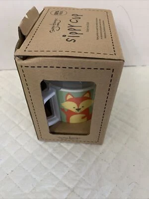 Sugarbooger niño pequeño Sippy Cup What Did The Fox Eat verde Foto 1 de 4