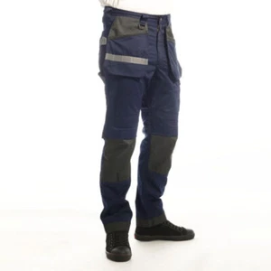 LCPNT245N Arbeitsbekleidung Hose Multi-Pockets Knieschützer und Stretchholsters - Marineblau - Bild 1 von 8