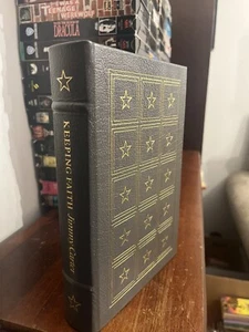 Keeping Faith SIGNED Jimmy Carter Easton Press Gold Leaf Leather Mint Condition - Imagen 1 de 2