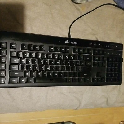 corsair gaming k55 rgb gaming keyboard - Image 1 of 2