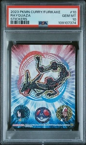 PSA 10 Pokemon Rayquaza Sticker Marumiya Curry Furikake #10 Japanese 2023 POP 2 - Bild 1 von 2