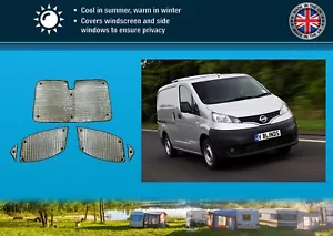Thermal Blinds for Nissan NV200 10-23 Campervan Front Set - Picture 1 of 25