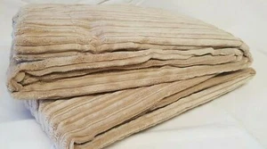 LUXUS WEICHER SAMT KLOBIGE CHENILLEVORHÄNGE GEFÜTTERT IN GELB SAND/MANGO RING TOP - Bild 1 von 7