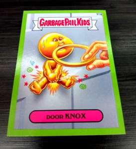 2014 Garbage Pail Kids Series 2 Green Border "DOOR KNOX" #91a Sticker Card - Picture 1 of 1