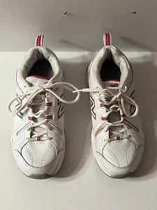Zapatos de entrenamiento New Balance 608v4 WX608V4P para mujer talla 8 blancos rosa - Imagen 1 de 7