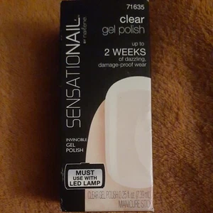 Sensationail Gel Polish - Clear 71635 New - Picture 1 of 4