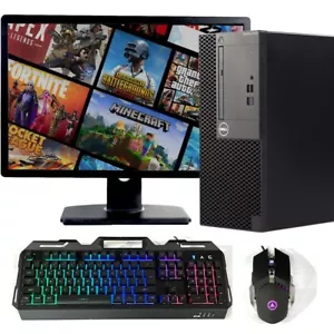 Dell Gaming Desktop Computer PC Intel i7 16GB RAM 1TB HDD 22in LCD NVIDIA - Picture 1 of 5