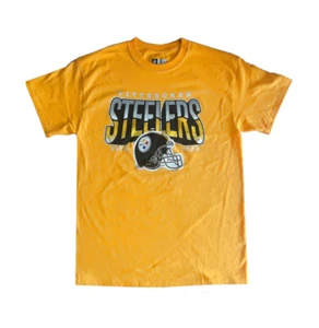 NFL Team Apparel Herren T-Shirt Pittsburgh Steelers gold/schwarz NEU - Bild 1 von 6