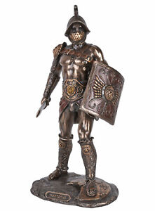 Spartacus Figur VERONESE signiert Gladiator Skulptur Antike Statue Sklave Rom