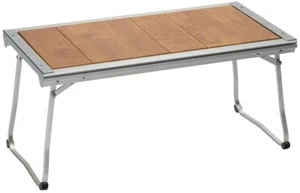 Snow Peak entry IGT CK-080 camping wood Aluminum desk table From Japan New - Picture 1 of 7