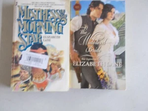2 ELIZABETH LANE # PB HISTORICAL ROMANCE MISTRESS MORNING STAR WIDOWED BRIDE - Picture 1 of 3