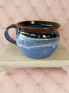 Handmade Pottery Stoneware Large Soup coffee Tea Mug - Picture 1 of 6