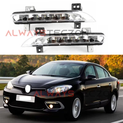 LED DRL Daytime Running Light Fog Lamp  Assembly For Renault Fluence 2014-2016 - Image 1 of 4