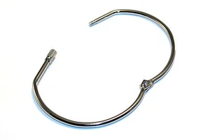 Large Jailers Key Ring Holder -100mm (4"),SIA KEY HOLDER,EVENT SECURITY, - Picture 1 of 3