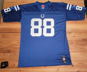 Reebok Indianapolis Colts Marvin Harrison Jersey Mens Extra Large XL Blue NFL - Picture 1 of 5