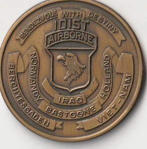 101st Airborne Air Assault Challenge Coin 1.5" DIA BX1 - Picture 1 of 2