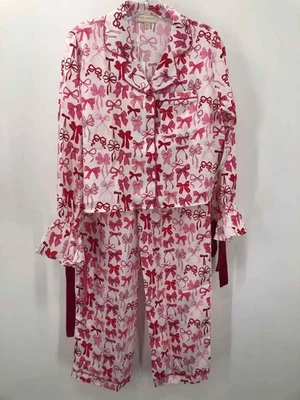 Simply Southern Pink Size XS Christmas Tree Pajamas Long Sleeve - Image 1 of 3