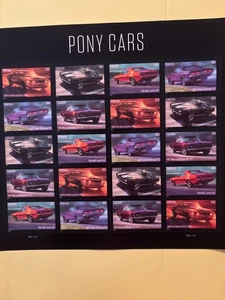 Scott #5715-9: Pony Cars MNH Sheet of 20., - Picture 1 of 1