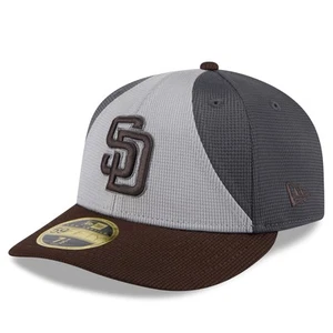 Men's New Era Gray/Brown San Diego Padres 2025 Batting Practice Low Profile - Picture 1 of 6