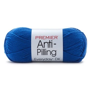 3 Pack Premier Yarns Anti-Pilling Everyday DK Solids Yarn-Cobalt 1107-16 - Picture 1 of 1