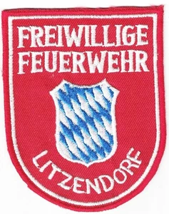 Parche del Departamento de Bomberos de la Ciudad de Litzendorf Alemania Bomberos NUEVO - Imagen 1 de 1