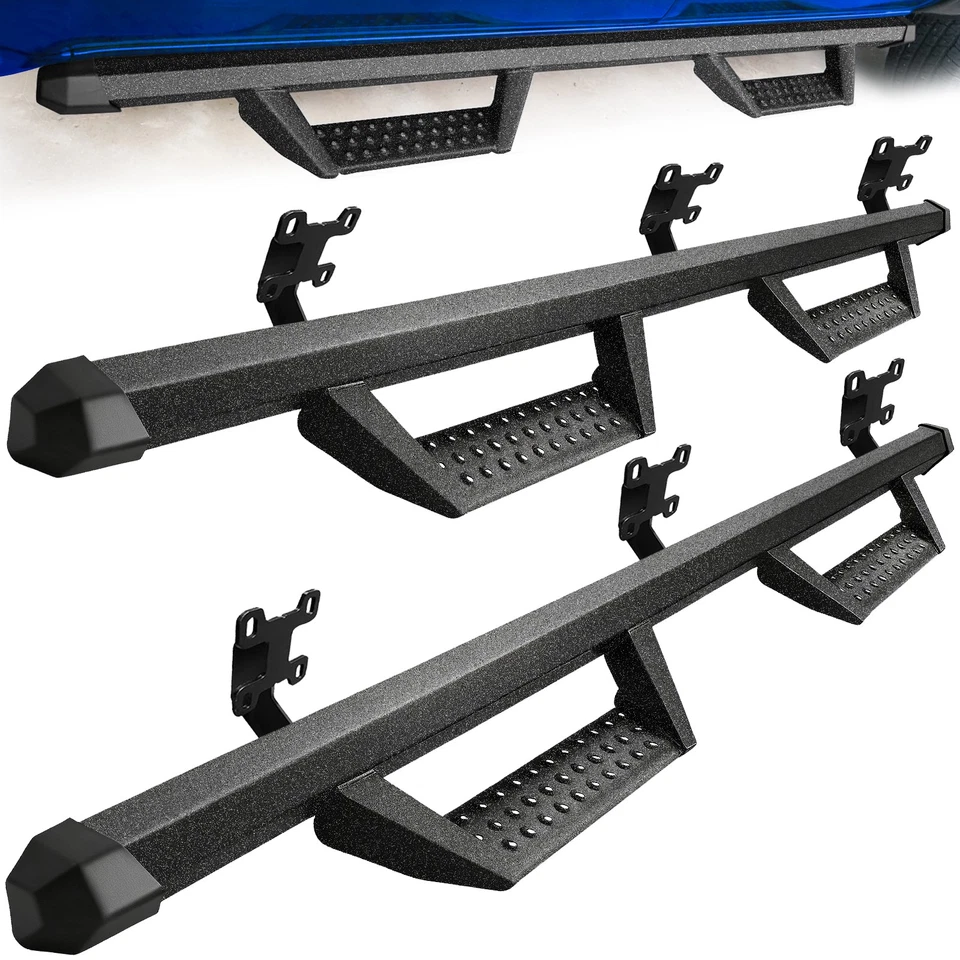 For 99-16 Ford F250 F350 F450 Superduty Crew Cab 4" Running Board Drop Step — 第 1/4 张图片