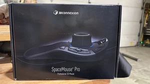 3Dconnexion SpaceMouse Pro 3D Ergonomic Mouse 3DX-700040 6DoF Sensr Programmable - Afbeelding 1 van 3