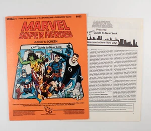 Judge's Screen - A Hero's Guide to New York - Marvel Super Heroes - TSR 6852 MHA - Imagen 1 de 19