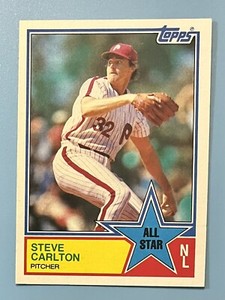 1983 TOPPS Steve Carlton NL All Star #406 Philadelphia Phillies
