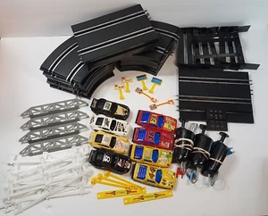 Vintage Super Leader Ho Scale Slotcar Lot 8 Karosserien 4 Chassis Schienen Zubehör - Bild 1 von 18