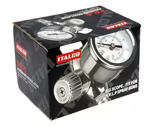 Italco FR-5 Premium Air Pressure Regulator With Manometer Gauge HVLP Spray Gun - Picture 1 of 2