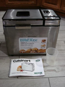 Panificadora de convección Cuisinart CBK-200 con manual-libro de recetas -probada/funciona muy bien - Imagen 1 de 14