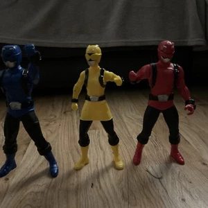 Power Rangers Beast Morpher 12" Action Figures Red + Blue Hasbro 2019 V.VGC - Picture 1 of 4