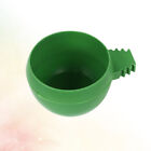  20 Pcs Pigeon Food Holder Cups Bird Water Dishes Round Cage Outdoor Parrot