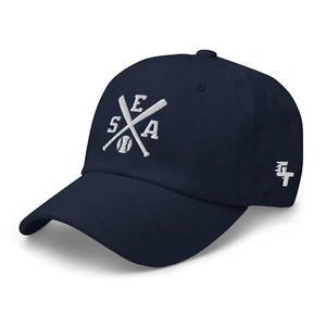 Baseballmütze Baseballschläger Retro Mariner Seattle Papa - Bild 1 von 10