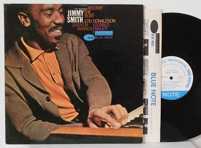 Jimmy Smith LP “Rockin The Boat” Blue Note 4141~ NY Ear RVG ~ VG++ Lou Donaldson - Imagem 1 de 2