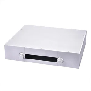 Aluminum Chassis HiFi Preamplifier Shell For Goldmund Line Size W430 H90 D360 mm - Picture 1 of 4
