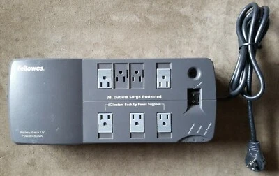 Fellowes 99065 Surge Plus UPS Battery Backup Power System 7 Outlets 450VA NO BAT - Image 1 of 4