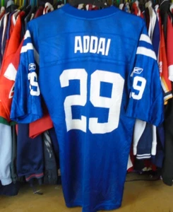 MAGLIA MAGLIA CALCIO INDIANAPOLIS COLTS NFL REEBOK MEDIA #29 ADDAI - Foto 1 di 8