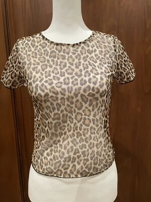 Женская футболка с сетчатым принтом Aqua - Изображение 1 из 4