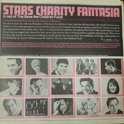 Various Artists (Dusty Springfield/ Cliff Richard + + / "Stars Charity Fantasia - Image 1 of 2