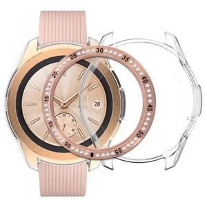 Do Samsung Galaxy Watch 46mm SM-R800N Łatwa instalacja etui TPU Ramka Pierścień Cover - Zdjęcie 1 z 1