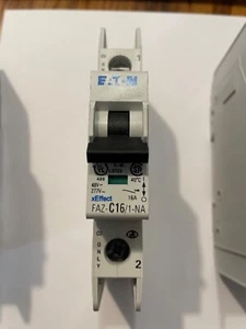 Eaton Circuit Breaker FAZ-C16/1-NA-SP, UL489, 16amp, 1 pole - Bild 1 von 1